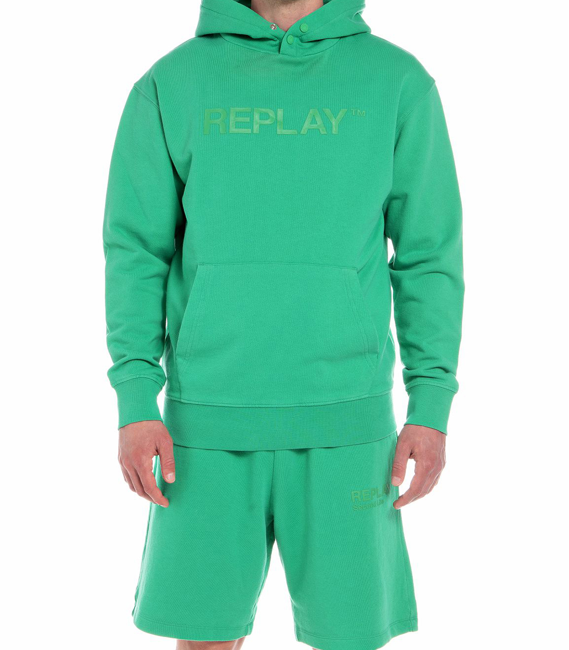 SECOND LIFEオーガニックライトコットンパーカー|REPLAY